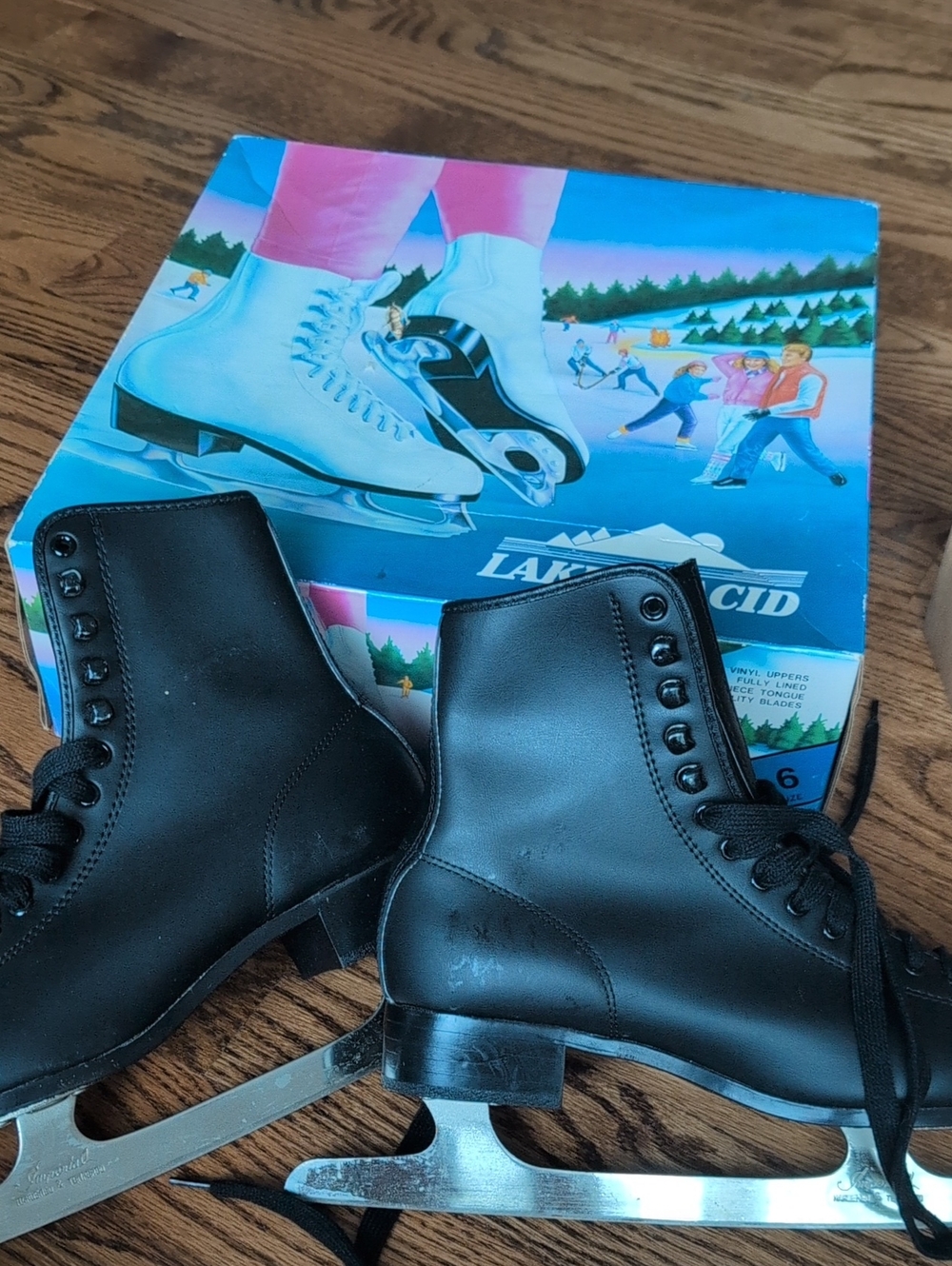 Classic Black Women's Figure Ice Skates - Unbranded